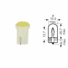 Ampoule led W2,1 témoin culot verre 12V-3W