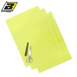 Planches d'adhésif épais respirant BLACKBIRD Jaune fluo