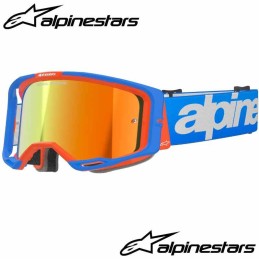 Masque ALPINESTARS Vision-8 Wordmark blue-orange