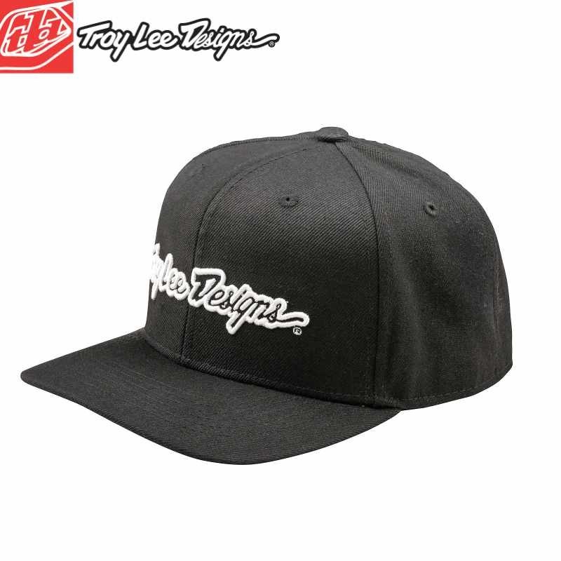 Casquette Troy Lee Designs Signature curved black