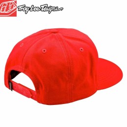 Casquette Troy Lee Designs Badge curved red