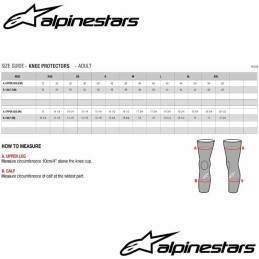 Genouillères ALPINESTARS SX-1 Plasma