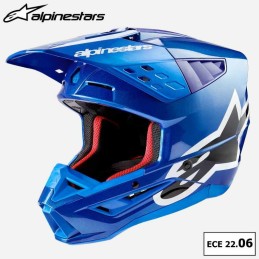 Casque ALPINESTARS SM5 CORP Blue ECE06