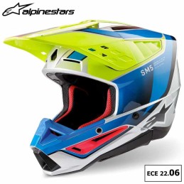 Casque ALPINESTARS SM5 Sail Yellow ECE06