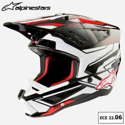 Casque ALPINESTARS SM5 Action White ECE06