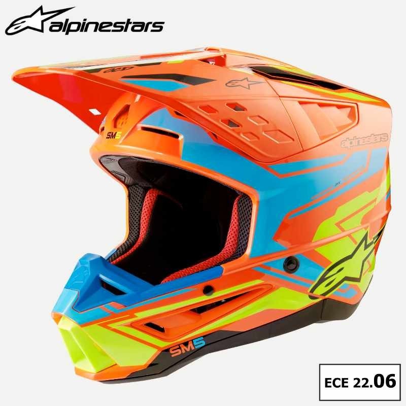Casque ALPINESTARS SM5 Action Orange ECE06
