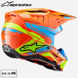 Casque ALPINESTARS SM5 Action Orange ECE06