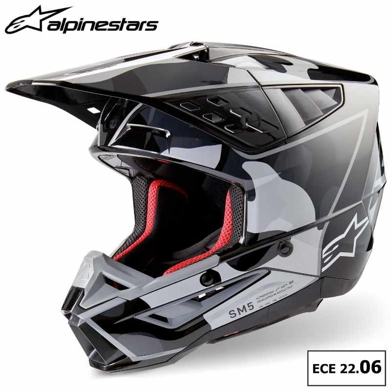Casque ALPINESTARS SM5 Rover Gray ECE06