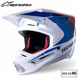 Casque ALPINESTARS SM5 HONDA White ECE06