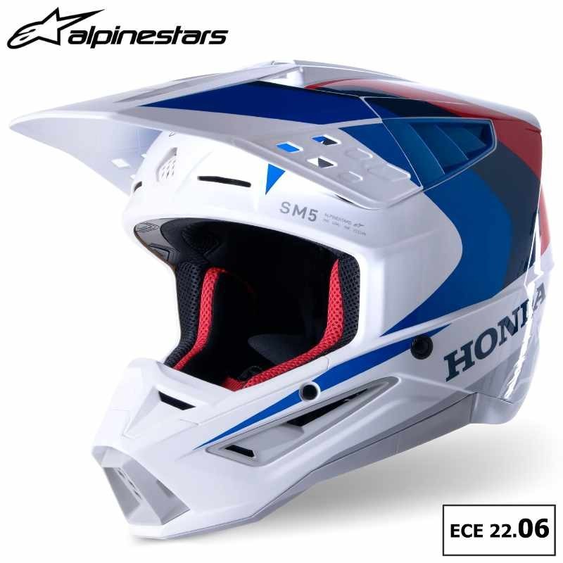 Casque ALPINESTARS SM5 HONDA White ECE06