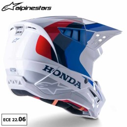 Casque ALPINESTARS SM5 HONDA White ECE06