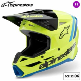 Casque enfant ALPINESTARS SM3 Radium Yellow ECE06