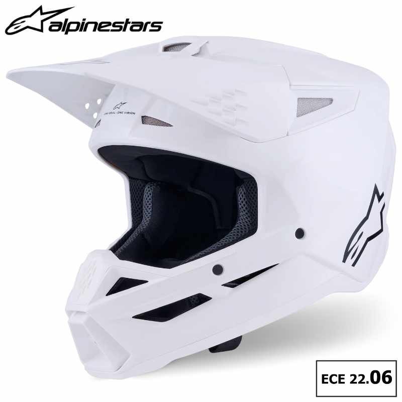 Casque ALPINESTARS SM3 Solid white ECE06