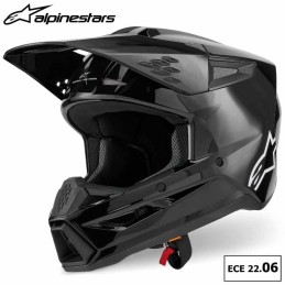 Casque ALPINESTARS SM3 Solid black ECE06