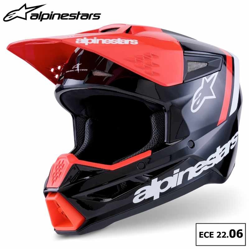 Casque ALPINESTARS SM3 Radium red ECE06