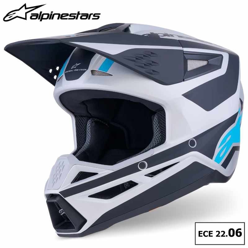 Casque ALPINESTARS SM3 Heat silver ECE06