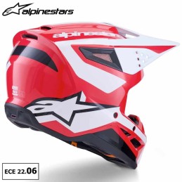 Casque ALPINESTARS SM3 Heat red ECE06