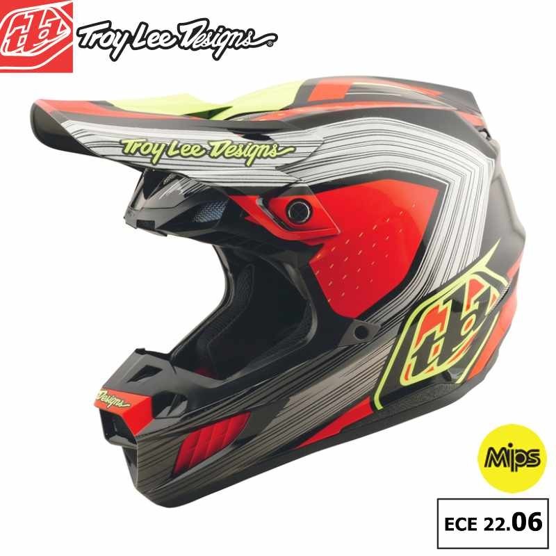 Casque TLD SE5 Composite Stripes red