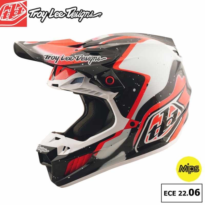Casque TLD SE5 Carbon Membrane red