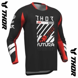 Maillot THOR LAUNCHMODE Futura black/red