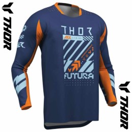 Maillot THOR LAUNCHMODE Futura navy/orange