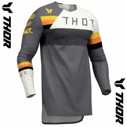 Maillot THOR SPORTMODE League charcoal/vintage