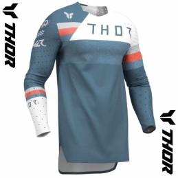 Maillot THOR SPORTMODE League blue/white