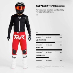 Maillot THOR SPORTMODE synth blue