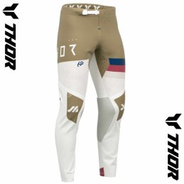Pantalon THOR SPORTMODE League  white/copper