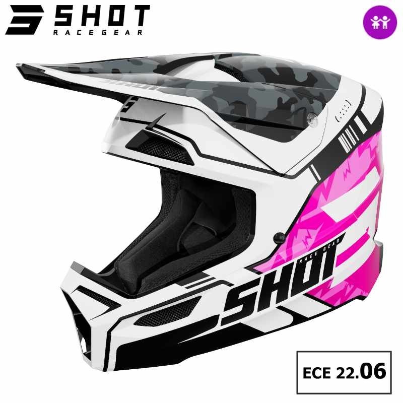 Casque enfant FURIOUS Flash rose