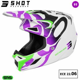 Casque enfant SPEED Ghost violet