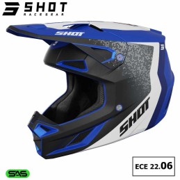 Casque SPEED Hybrid bleu mat
