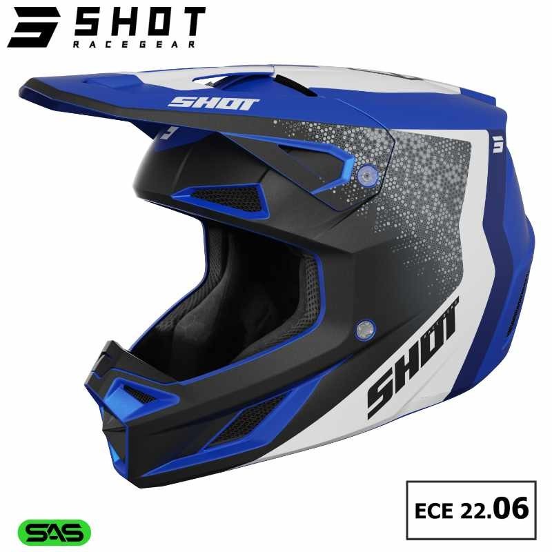 Casque SPEED Hybrid bleu mat