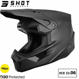 Casque LITE Solid noir mat
