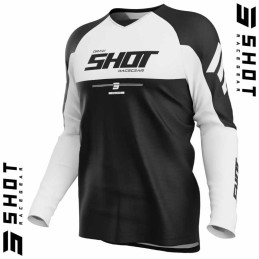 Maillot DRAW Private noir-blanc