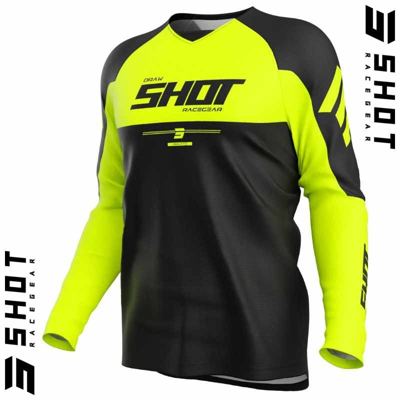 Maillot DRAW Private jaune fluo