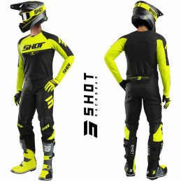 Pantalon DRAW Private jaune fluo