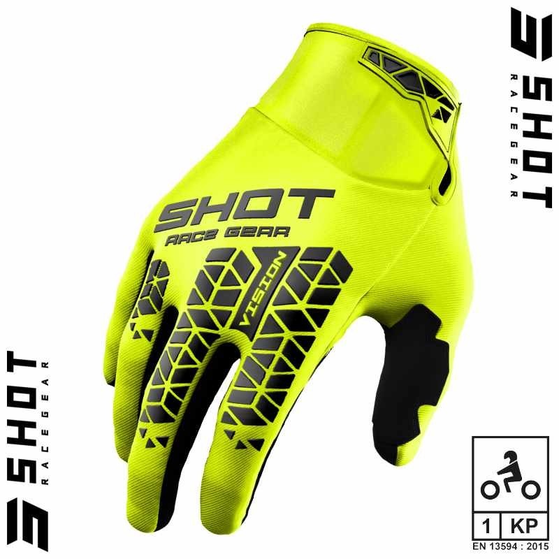 Gants VISION Tech jaune fluo