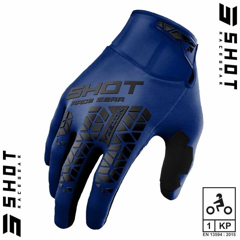 Gants VISION Tech bleu