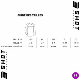 Maillot enfant SHOT DRAW Daytona orange
