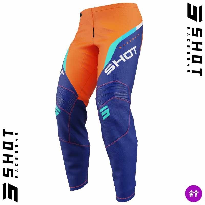 Pantalon enfant SHOT DRAW Daytona orange