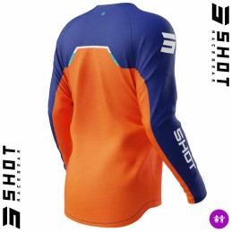 Maillot enfant SHOT DRAW Daytona orange