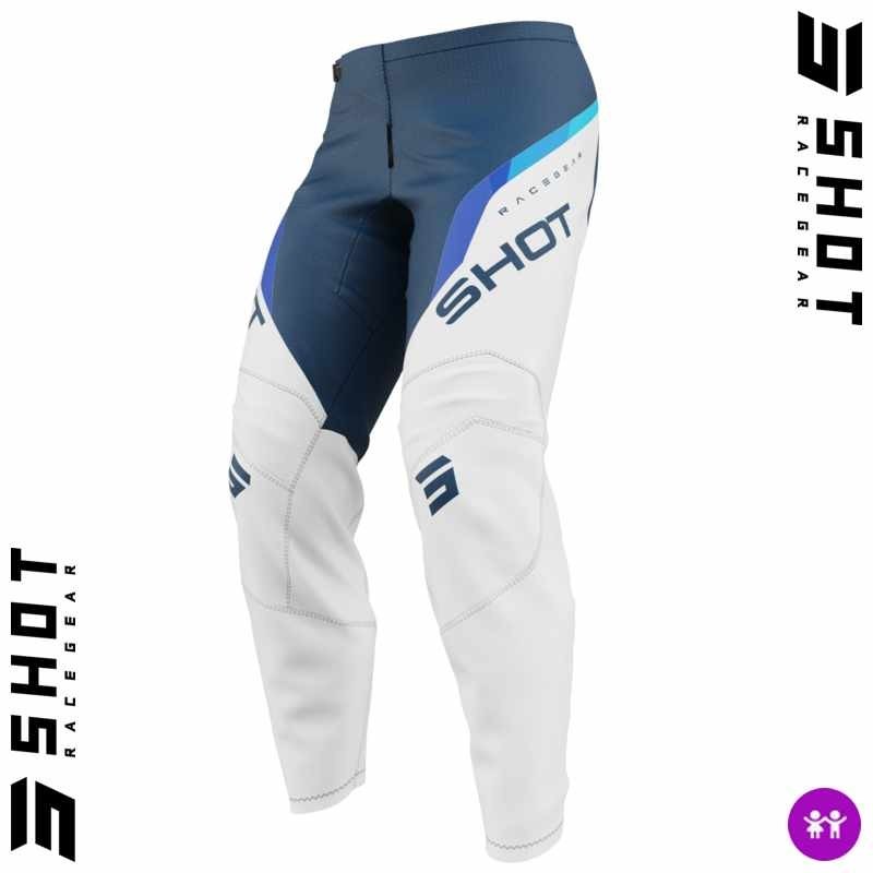 Pantalon enfant SHOT DRAW Daytona bleu