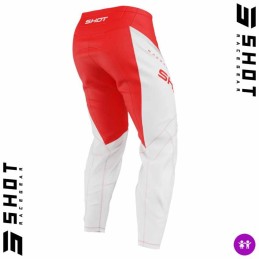 Pantalon enfant SHOT DRAW Daytona rouge