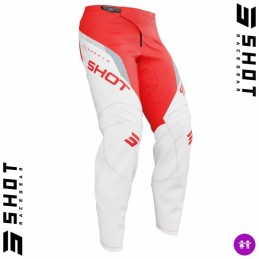 Pantalon enfant SHOT DRAW Daytona rouge