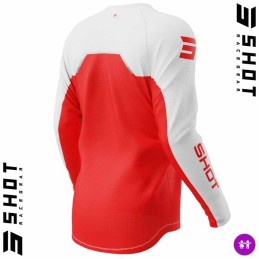 Maillot enfant SHOT DRAW Daytona rouge
