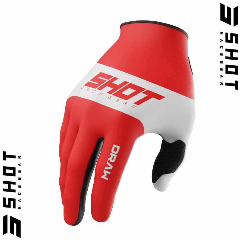 Gants SHOT DRAW Rouge