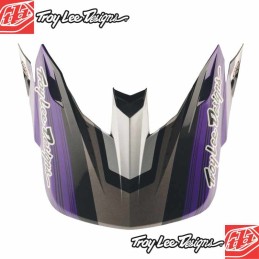 Visière Troy Lee Designs SE5 Carbon Stripes noir-violet