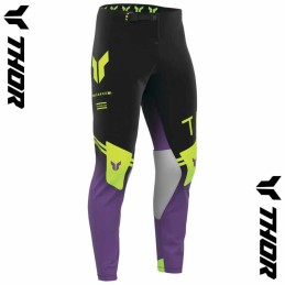 Pantalon THOR SPORTMODE Geo black-purple