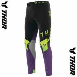 Pantalon THOR SPORTMODE Geo black-purple
